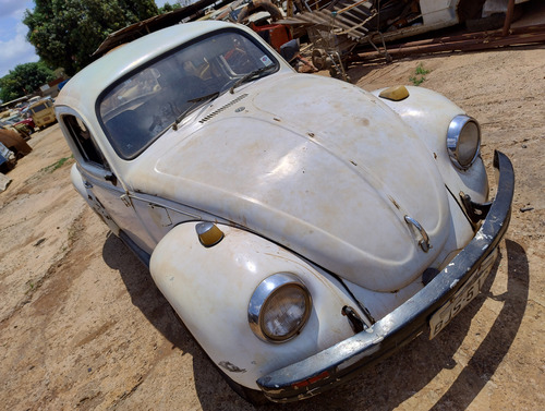 Fusca 1600 Raro Modelo Após O Bizorrão 1600s P/ Restauração
