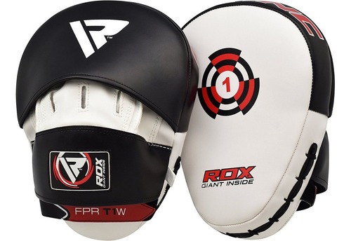 Manoplas T1 Rdx Box Mma Sparring Karate Muaythai Color Blanco