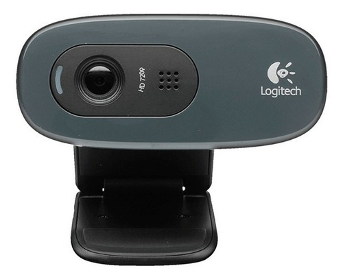 Cámara web Logitech C270 HD 30FPS color negro