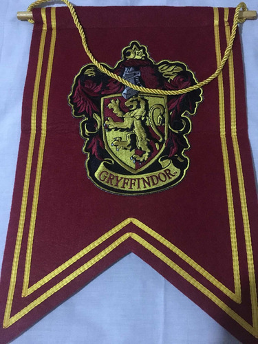 Estandarte De Harry Porter Bordado Gryffindor De 46x30