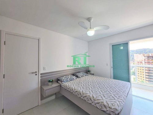Imagem 17 de 30 de Apartamento Moderno, Beira Mar, Vista Para O Mar, Varanda Gourmet, 3 Dormitórios Sendo 3 Suítes, 2 Vagas De Garagem, Lazer, Enseada, Guarujá/sp - Ap5662