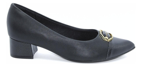 Sapato Piccadilly 739078 Preto - Super Leve Confortável