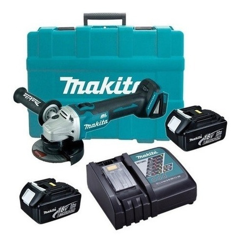 Esmeril Angular Inalambrico Makita De 4.1/2'' Dga454rfe