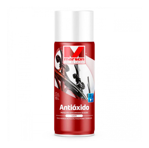 Pintura En Spray Antioxido Blanco 350ml Marson-mimbral