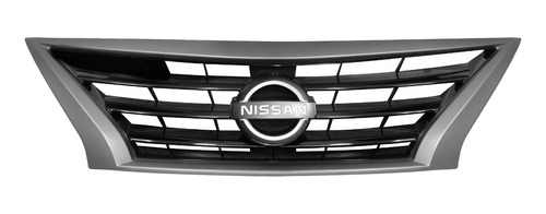 Emblema Moderno Con Parrilla Gris Nissan Versa Y V-drive