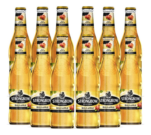 Sidra Strongbow Gold 12 Botellas De 330ml