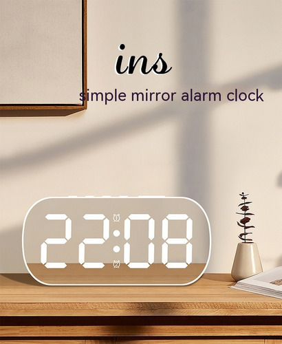 Reloj Despertador Digital Electrónico Led Para Estudiantes.