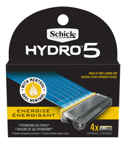 Schick Hydro 5 Recambios Para Cuchilla De Afeitar Con Recort