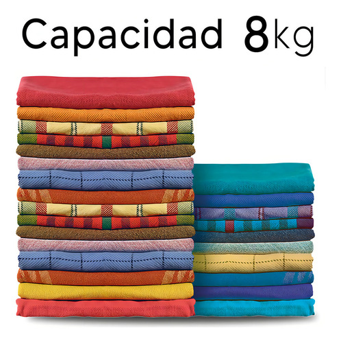 Lavarropas 8kg Carga Frontal Futura Color Blanco
