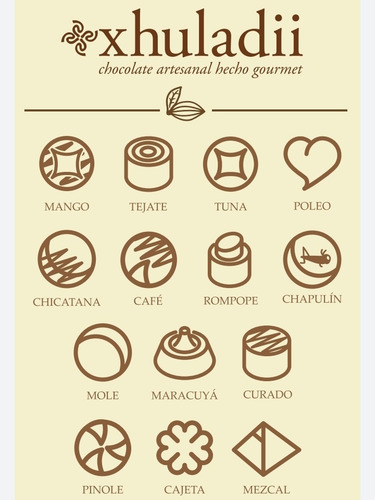 Imagen 3 de 3 de Caja De 30 Chocolates Rellenos De Sabores Oaxaqueños