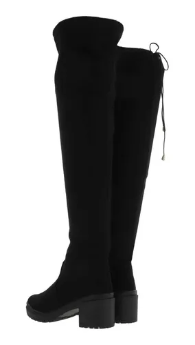Botas De Tac n Ca a Alta Superficie Gamuza Mujer Erez