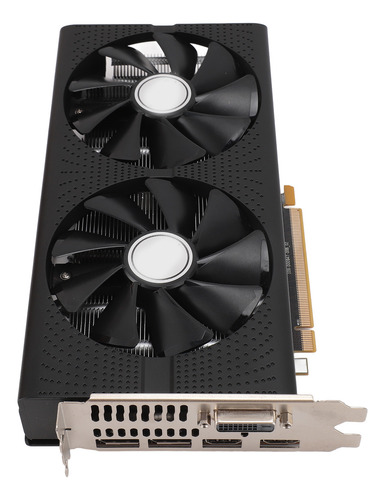 Tarjeta Gráfica De 256 Bits Con Doble Ventilador Para Rx580