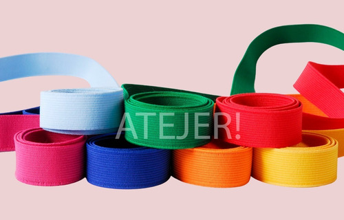 Imagen 3 de 3 de Elástico Liga Cordón De Oro De 20mm X 10 Metros