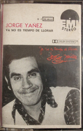 Cassette De Jorge Yáñez Ya No Es Tiempo De Llorar (2840