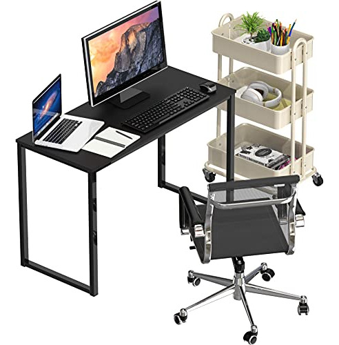 Shw Home Office 32-inch Computer Desk, Negro