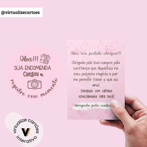 Imagem 5 de 5 de Arquivo Digital Adesivo E Carta De Agradecimento