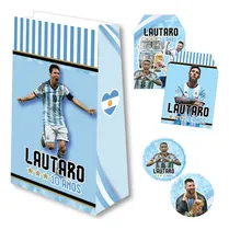Comprar Kit Imprimible Personalizado Cumpleaños Argentina Campeón 