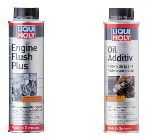 Liqui Engine Flush Plus + Liqui Moly Oil Additiv