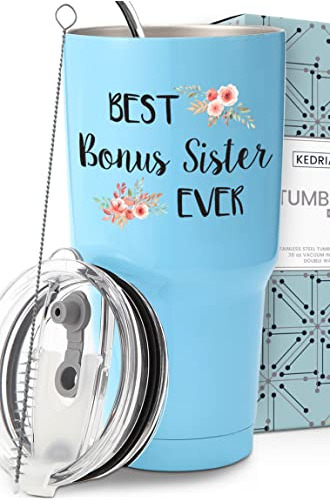 Mejor Bono Hermana Ever Tumbler 30oz, Perfect Bonus Vlbfw