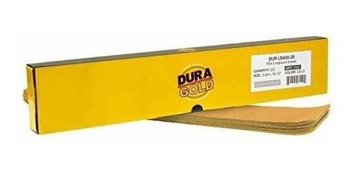 20 Lijas Longboard Dura-gold 7cm X 42cm Grano 400