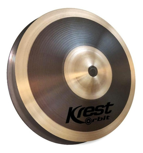 Prato Chimbal Medium Hi-hat 14 Krest O14hh Agudo Bronze B8