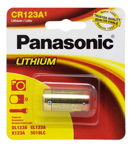 Pila 123-a Panasonic Lithium Precio Por 3 Unidades
