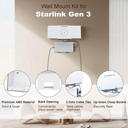Suporte De Montagem Para O Roteador Starlink Gen3/v3 Power A