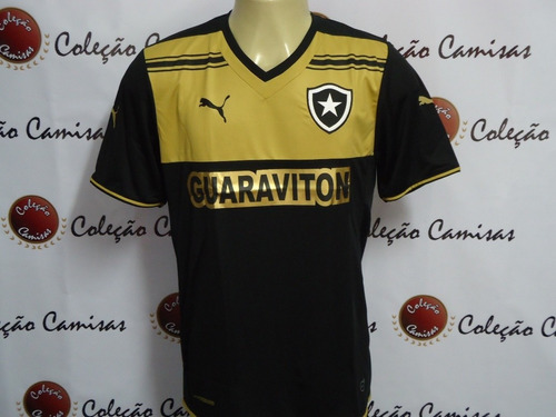 Camisa Botafogo Dourada Manga Curta