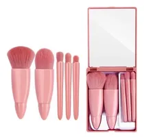 Comprar Kit Pinceis Maquiagem Estojo Espelho Viagem Passeio Portátil
