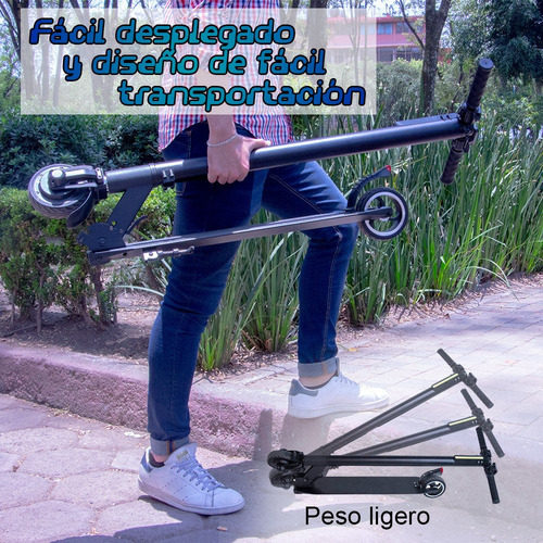Scooter Electrico Patin Plegable 24 V 23 Km/h 250w