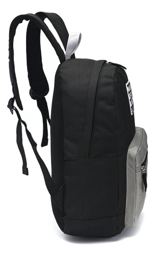 Mochila Unisex Wanderlust Portanotebook Reforzada Team Color Negro Diseño De La Tela Liso