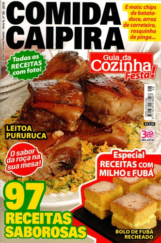 Revista Comida Caipira - Guia Da Cozinha Festa! N° 28