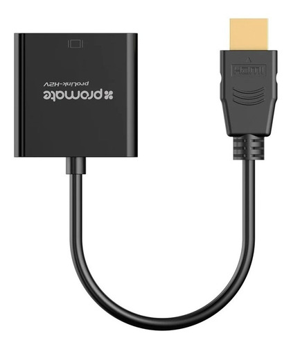 Cable Adaptador Hdmi A Vga Hembra Promate Full Hd 1080p