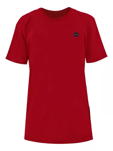 Camiseta Oakley Patch 2.0 Masculina Vermelho Vermelho