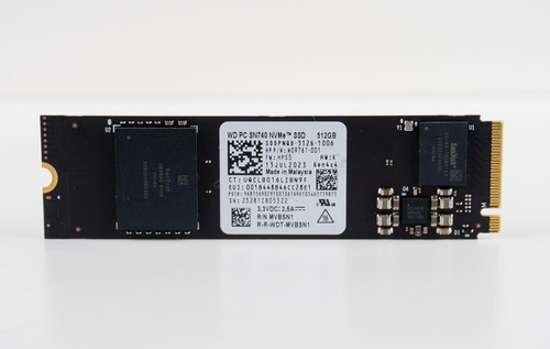 Western Digital Unidad Ssd Gen4 M.2 2280 Pcie Nvme 512gb