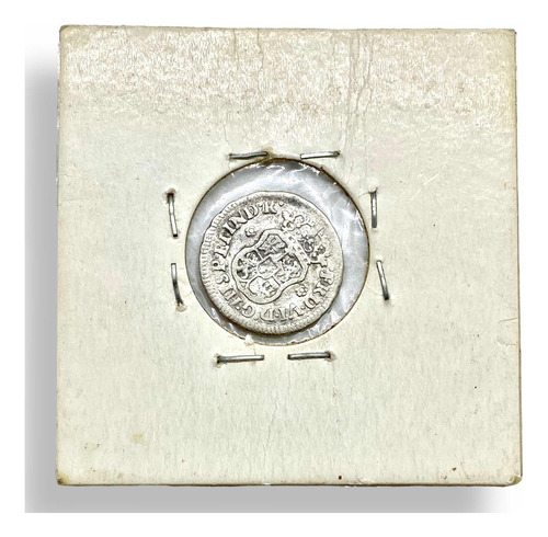 Wow Moneda De México Plata 1/2 Real Columnaria Del Año 1748 (Usado)