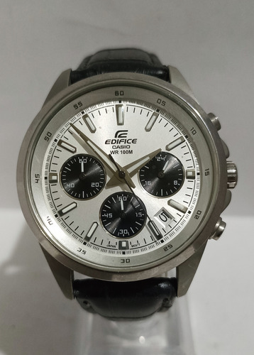 Impecable Reloj Casio Edifice Chronograph Panda No Seiko