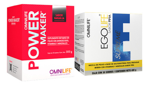 Suplemento Nutricional Power Maker + Ego Life Supreme.