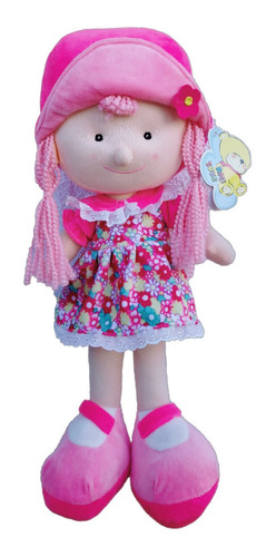 Muñeca Pepona Tela Soft 50 Cm Vestido Ami Toys Varios Diseño