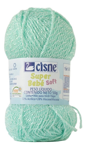 Imagen 4 de 6 de Lana Cisne Super Bebe Soft X Ovillo De 50 Gramos