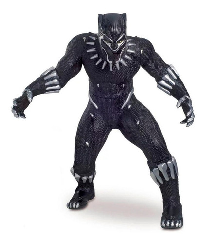 Black Panther Muñeco Pantera Articulado 55cm Mimo Toy Ditoys