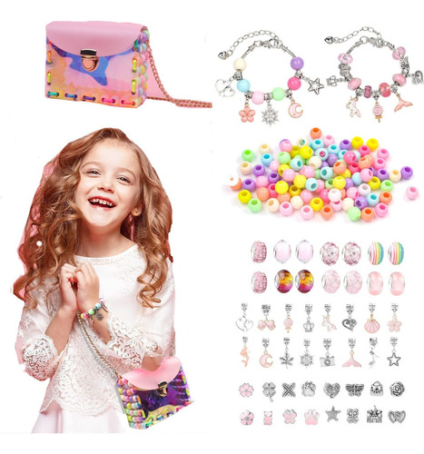 158pcs Juego De Charms Para Hacer Pulsera Cartera Niñas