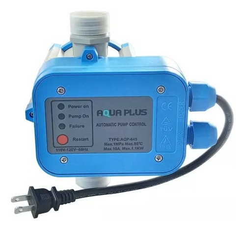 Press Control Para Bomba De Agua 110v Aqua Plus