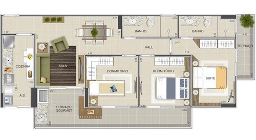 Apartamento - Venda - Tupi - Praia Grande - Vno116