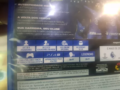 Fifa 22 Ps4 Mídia Física Lacrado