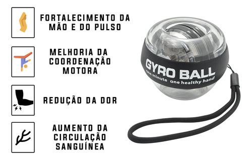 Power Ball Powerball Wristball Fortalecedor Muscular Punho