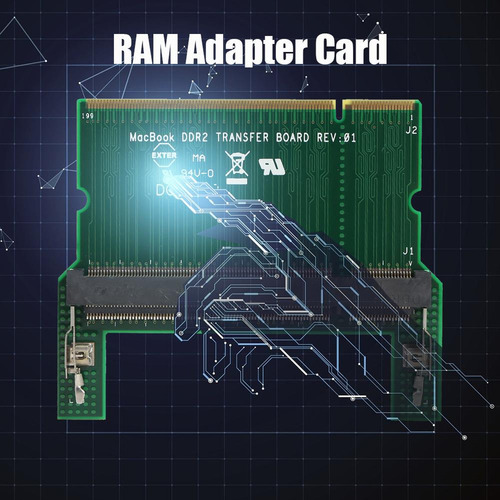 Adaptador De Memoria Ram Ddr2/ddr3 Para Portátiles So Dimm A