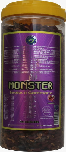 Maramar Bio Monster Insetos E Gammarus 800g