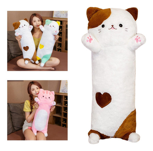 Almohada Creativa Larga Para Gatos, Almohada Para Abrazar,