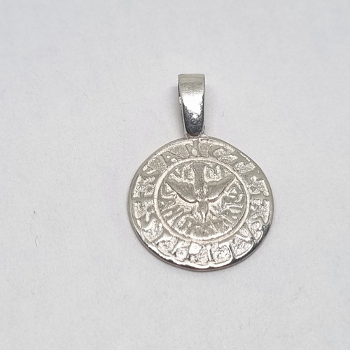 Imagen 3 de 8 de Dije Plata Espiritu Santo 18mm